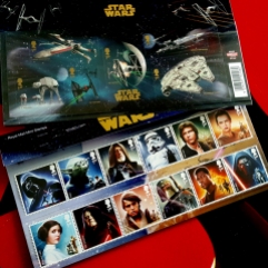 Royal Mail Star Wars stamps - 18 stamps