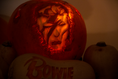 David Bowie Pumpkin Halloween 2016
