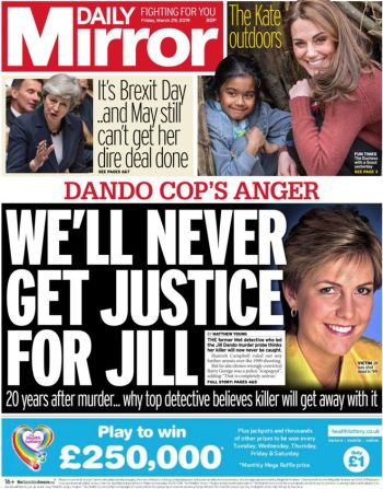 The Mirror, 29 March 2019
